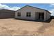 An empty backyard with a view of the house at 24612 W Grenadine Rd, Buckeye, AZ 85326