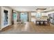 Open concept floor plan featuring a dining area connected to the kitchen at 3360 E Joseph Way, Gilbert, AZ 85295