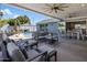 This backyard patio offers an inviting outdoor living space with comfortable seating near the pool at 3401 N 34Th Pl, Phoenix, AZ 85018