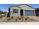 Single-story home with desert landscaping including flowering bushes and stone mulch at 3822 S 87Th Dr, Tolleson, AZ 85353