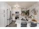 Stylish kitchen with marble countertops, stainless steel appliances, and bright lighting at 10056 E San Bernardo Dr, Scottsdale, AZ 85258