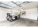 Spacious garage with golf cart, washer, dryer and ample storage space at 10960 E Monte Ave # 257, Mesa, AZ 85209