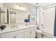 Spacious bathroom with double sinks, a walk-in shower, and modern fixtures at 13218 W Crimson Ter, Peoria, AZ 85383