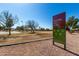Well-maintained Falcon Hill Park offering a variety of recreational opportunities, including a basketball court and open green spaces at 1500 N Markdale -- # 8, Mesa, AZ 85201