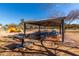 Covered picnic area with tables and a grill, perfect for outdoor gatherings and enjoying meals in a scenic park setting at 1500 N Markdale -- # 8, Mesa, AZ 85201