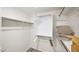Walk-in closet with ample shelving and storage, ready for organization at 15221 N Clubgate Dr # 2094, Scottsdale, AZ 85254