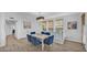 Dining room featuring modern chandelier and hardwood floors at 15221 N Clubgate Dr # 2094, Scottsdale, AZ 85254