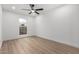 Bright bedroom featuring a ceiling fan and window allowing natural light at 16422 S 45Th Pl, Phoenix, AZ 85048