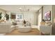Bright and airy living room with comfortable seating, natural light, and an open layout at 2940 N 98Th Ln, Phoenix, AZ 85037