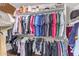 Walk-in closet filled with clothing and storage, maximizing organization and space at 4514 E Coyote Wash Dr, Cave Creek, AZ 85331