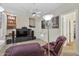 Recreation room with theater-style seating, built-in shelving, and neutral carpet at 6240 E Ironwood Dr, Scottsdale, AZ 85266