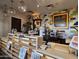 The Cafe features a wooden pallet design on the front of the bar, perfect for serving drinks and snacks at 13211 W Hummingbird Ter, Peoria, AZ 85383