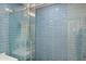 Modern tiled glass shower at 1407 E Laguna Dr, Tempe, AZ 85282