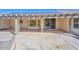Covered patio with solar panels, creating a comfortable outdoor space and energy efficiency at 14617 W Windcrest Dr, Sun City West, AZ 85375
