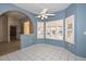 Breakfast room featuring shuttered windows and tile flooring at 14617 W Windcrest Dr, Sun City West, AZ 85375