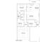 Detailed floor plan showcasing the layout of the home, including bedrooms, bathrooms, and living spaces at 14968 W Hackamore Dr, Surprise, AZ 85387