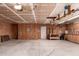 Spacious garage with accessible parking, workbench, and ample storage space at 2038 S 221St Ave, Buckeye, AZ 85326