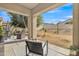 Backyard with a covered patio, furniture and a seating area at 2213 E Constance Way, Phoenix, AZ 85042