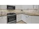 Contemporary kitchen featuring stainless steel appliances, gas range, tile backsplash, and bright cabinetry at 2213 E Constance Way, Phoenix, AZ 85042