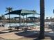 Shaded picnic area located poolside in the community at 255 S Kyrene Rd # 115, Chandler, AZ 85226