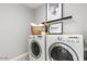 Convenient laundry room featuring modern appliances and storage at 2604 N 27Th St # 4, Phoenix, AZ 85008