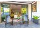 Inviting outdoor patio with an open indoor outdoor living room at 2604 N 27Th St # 4, Phoenix, AZ 85008
