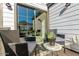 Outdoor patio with modern patio furniture at 2604 N 27Th St # 4, Phoenix, AZ 85008