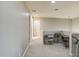 Carpeted hallway with built in desk and dual chairs at 3016 N Glenview --, Mesa, AZ 85213
