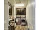 Functional laundry room with modern washer and dryer, cabinetry, and ample counter space for folding at 3016 N Glenview --, Mesa, AZ 85213