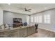 Spacious living room with stylish furniture, wood flooring, and plantation shutters for bright, natural light at 3016 N Glenview --, Mesa, AZ 85213
