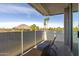 Relaxing balcony with seating area and views of the city and mountain landscape at 6850 E Main St # 4416, Scottsdale, AZ 85251