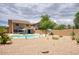 Backyard pool and patio provide a refreshing and relaxing outdoor space at 7511 E Desert Vista Rd, Scottsdale, AZ 85255