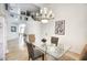 Formal dining room with vaulted ceiling and ample natural light at 7511 E Desert Vista Rd, Scottsdale, AZ 85255