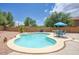 Backyard pool with inviting design and surrounding desert landscaping at 7511 E Desert Vista Rd, Scottsdale, AZ 85255