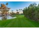 Golf course, part of the community amenities, with lush greenery and scenic water features at 7920 E Camelback Rd # 408, Scottsdale, AZ 85251