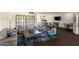Stylish community lobby with comfortable seating, including couches and chairs at 8082 E Via Del Vencino --, Scottsdale, AZ 85258