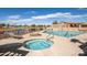 A luxurious pool and spa with views of the lush golf course at 8082 E Via Del Vencino --, Scottsdale, AZ 85258