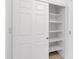 Linen closet with adjustable shelving at 8096 E Lavender Dr, Gold Canyon, AZ 85118