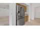 Kitchen with stainless French door refrigerator at 8096 E Lavender Dr, Gold Canyon, AZ 85118