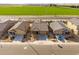 Exterior view of single-Gathering home in a community with nearby green fields at 8552 S 258Th Dr, Buckeye, AZ 85326