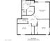Upstairs floorplan showcasing bedrooms, bathrooms, and a primary suite with walk-in closet at 1321 N Bronco Ct, Gilbert, AZ 85233