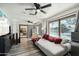 Bright and airy living room with plank floors and lots of natural light at 2107 E Inca St, Mesa, AZ 85213