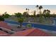 Sunset view of community park from roof of home at 2107 E Inca St, Mesa, AZ 85213