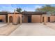 Charming single-story brick home with a covered entryway and well-maintained landscaping, with a private driveway at 331 S Beck Ave, Tempe, AZ 85281