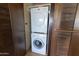 Laundry room featuring a stacked washer and dryer unit at 6850 E Main St # 4404, Scottsdale, AZ 85251