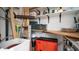 Organized garage with shelving and storage solutions at 711 Felspar Dr, Apache Junction, AZ 85119