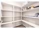 Walk-in pantry with shelves, storage space, and carpet at 17474 W Straight Arrow Ln, Surprise, AZ 85387