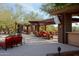 Spacious patio area with comfortable seating, perfect for outdoor gatherings and relaxation at 2951 W Plum Hollow Dr, Anthem, AZ 85086