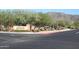 The sign welcomes you to Anthem Golf and Country Club, nestled amidst picturesque desert landscape at 2951 W Plum Hollow Dr, Anthem, AZ 85086