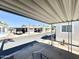 View of the community street featuring well-maintained mobile homes and convenient parking at 455 S Jaspar Dr, Apache Junction, AZ 85119